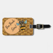 Cute Honeybee Bagagelabel (Voorkant horizontaal)