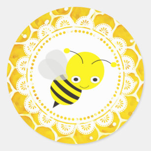 Cute Honeybee Honeycomb Stickers