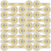 Cute Honeybee Logo Top Security Sticker (Voorkant)