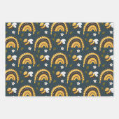 Cute Honeybees Honeycomb Inpakpapier Vel (Voorkant 3)