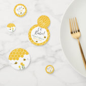 Cute Honeycomb en Waterverf Bijen Baby shower Confetti (Groep)