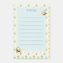 Cute Honingbij Kinderen Takenlijst Post-it® Notes
