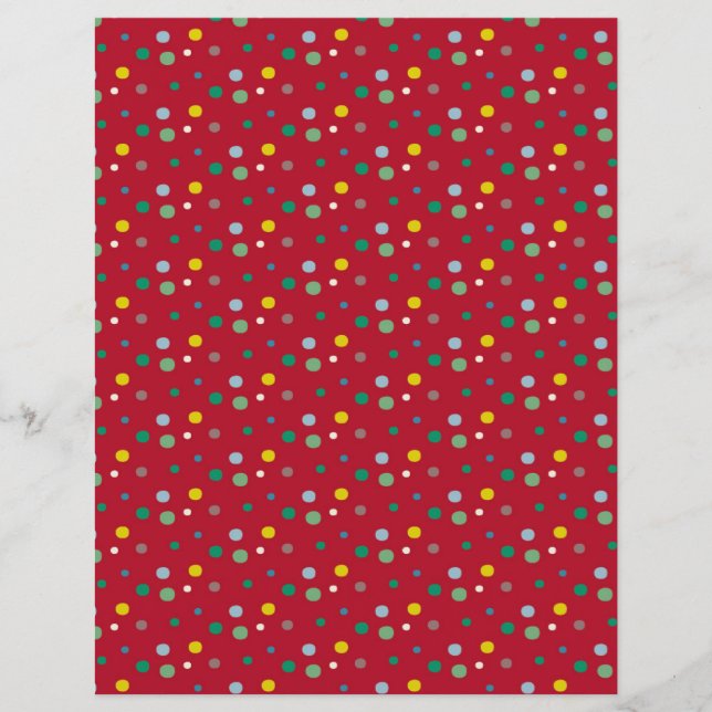 Cute Hoot Feestdagen Scrapbook Paper (Voorkant)