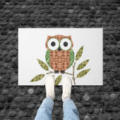 Cute Hoot Owl Dep Deurmat