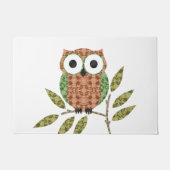 Cute Hoot Owl Dep Deurmat (Voorkant)