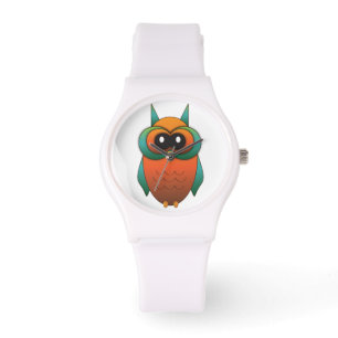 Cute Hoot Owl Horloge