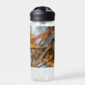 Cute Hopeful Black Capped Chickadee Songbird Waterfles (Voorkant)