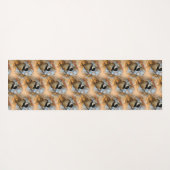 Cute Hopeful Black Capped Chickadee Songbird Yogamat (Achterkant (horizontaal))