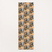 Cute Hopeful Black Capped Chickadee Songbird Yogamat (Voorkant)