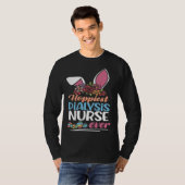 Cute Hoppiest Dialysis Nurse Ever Bunny Ear Red Pl T-shirt (Voorkant volledig)
