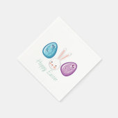 Cute Hoppy Easter Paper Napkin-set Servetten (Hoek)