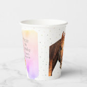 Cute Horse Birthday Party Animal Equestrian Kind Papieren Bekers (Rechts)