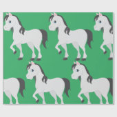 Cute Horse Cadeaupapier (Vlak)