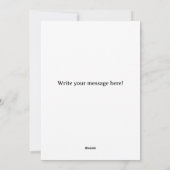 Cute Horse Chinese new year Feestdagenkaart (Achterkant)