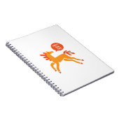 Cute Horse Chinese new year Notitieboek (Rechterzijde)