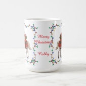 Cute Horse Christmas Mug Koffiemok (Center)