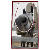 Cute Horse Close Klein Cadeauzakje (Voorkant)