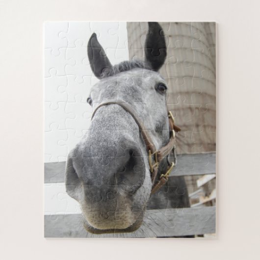 Cute Horse Close Legpuzzel (Verticaal)
