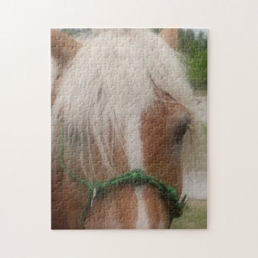 Cute Horse Face Animal Legpuzzel (Verticaal)