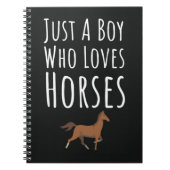 Cute Horse Gifts For Baby Boys Kids Animal Lover Notitieboek (Voorkant)