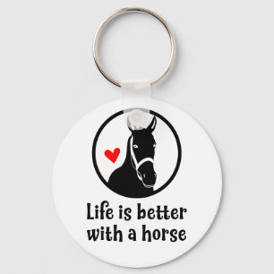 Cute Horse Lover Boerderij Western Cowgirl Pony Ro Sleutelhanger