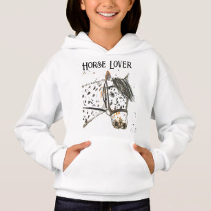 Cute Horse Lover Equestrian Cowgirl Waterverf