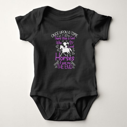 Cute Horse lover Girl Riding Cowgirl Romper (Voorkant)