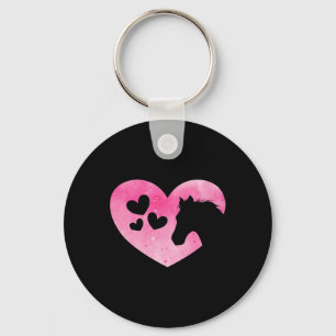 Cute Horse Lover Pink Horseback Riding Sleutelhanger