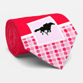 Cute Horse Racing Stropdas (Opgerold)