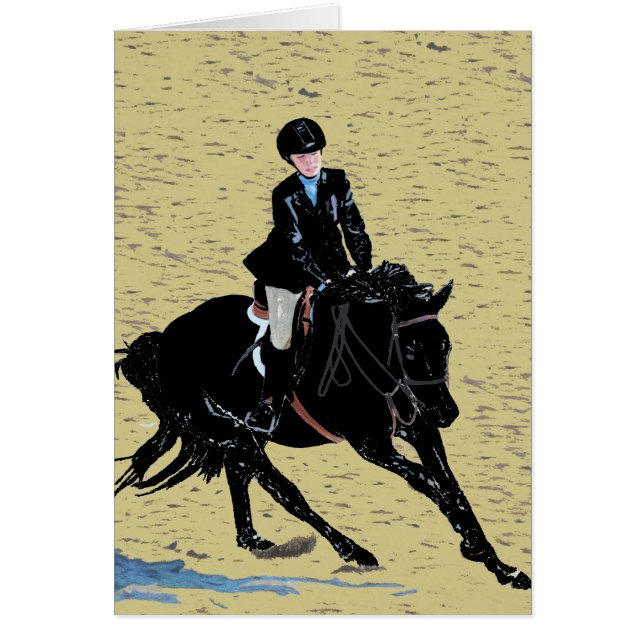 Cute Horse Show Equestrian (Voorkant)