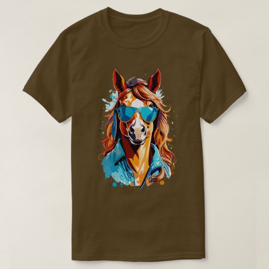 Cute Horse T-shirt (Design voorkant)