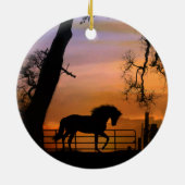 Cute Horse Xmas Ornament (Achterkant)