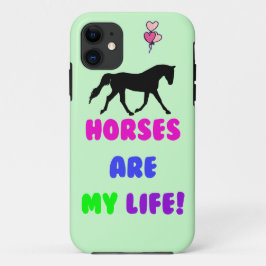 Cute Horses zijn mijn leven iPhone 5 Hoesjes