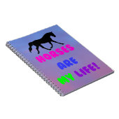 Cute Horses zijn mijn Notitieboek (Rechterzijde)