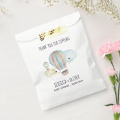 Cute Hot Air Ballon Bedankzakje (Gezegeld)