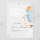 Cute Hot Air Ballon Clouds Star I heeft Kaart verp (Voorkant)