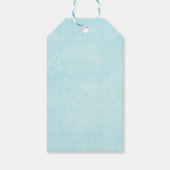 Cute Hot Air Ballon Waterverf Baby shower Cute T Cadeaulabel (Achterkant)