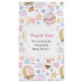 Cute Hot Air Ballon Waterverf Pattern Hartelijk da Klein Cadeauzakje (Achterkant)