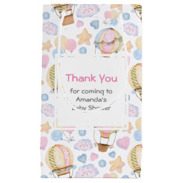 Cute Hot Air Ballon Waterverf Pattern Hartelijk da Klein Cadeauzakje