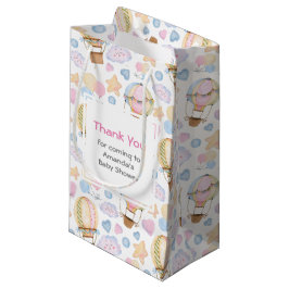 Cute Hot Air Ballon Waterverf Pattern Hartelijk da Klein Cadeauzakje