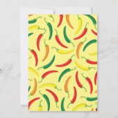 Cute Hot Chili Pepper Kinderen 1e verjaardag Kaart (Achterkant)