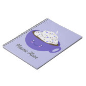Cute Hot chocola Notitieboek (Linkerzijde)
