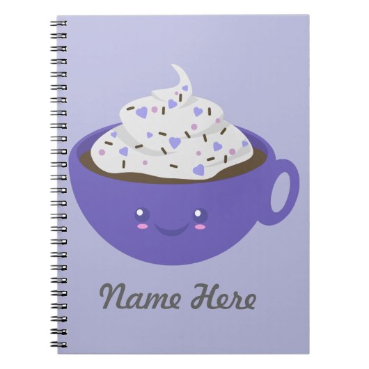 Cute Hot chocola Notitieboek (Voorkant)