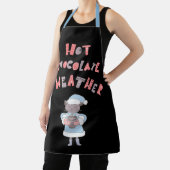Cute Hot Chocolate Weather Winter Moeder Schort (Insitu)