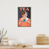 Cute  Hot Tea Poster (Keuken)