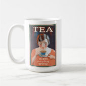 Cute  Hot Tea Poster Koffiemok (Links)