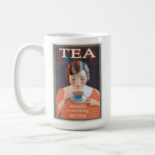 Cute Hot Tea Poster Koffiemok