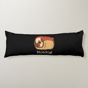 Cute Hotdog   Hondenliefhebber van Lovely Pug Lichaamskussen