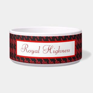 Cute Houndstooth Pattern Voerbakje