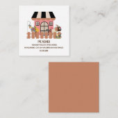 Cute House | Nieuwe mededeling thuisbeweging Informatiekaartje (Voorkant / Achterkant)